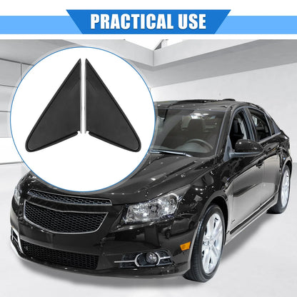 Left Right Side Rear View Mirror Corner Triangle Trim for Chevy Cruze (2011-2016)