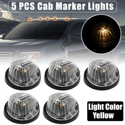 5 x Clear Cab Marker Light Covers for GMC C1500 (1979-1984, 1986)