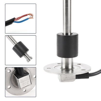 Fuel Sending Unit and Gauge Kit 240-33 Ohm for Boat Truck Vehicle (550mm)