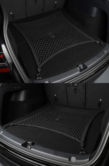 Organizer Trunk Cargo Elastic String Net Mesh Pocket for Tesla Model Y