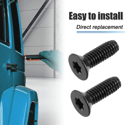 12pcs Torx Screws for Jeep Wrangler CJ7 YJ TJ (1976–2006) Tailgate Door Bolt