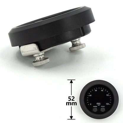 2" Red Digital LED Oil Pressure Gauge Meter for Car (0-150 PSI)
