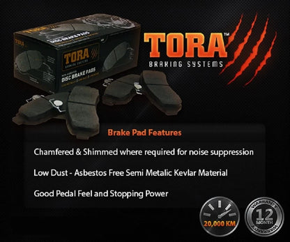Front Disc Brake Pad Set for Toyota Corona ST170 (1987–1992)