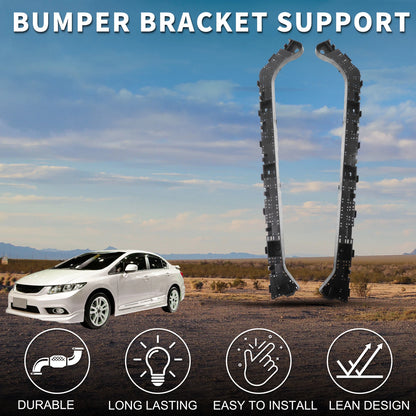1 Pair Rear Bumper Retainer Bracket No. 71598TEAT01 for Honda Civic Sedan (2016–2020)