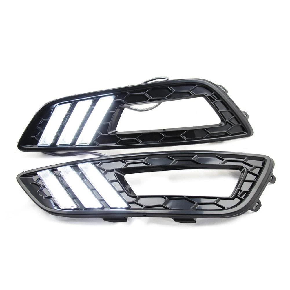 2X LED DRL for Ford Focus (2015–2016) Daytime Running Lights Yellow White