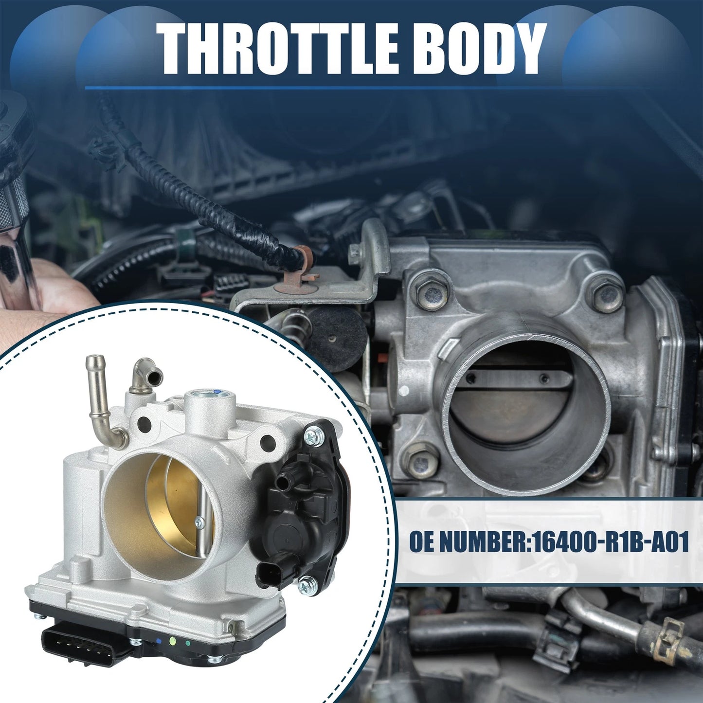 Throttle Body Actuator No.16400-R1B-A01 for Honda Civic 1.8L L4 (2012–2015)