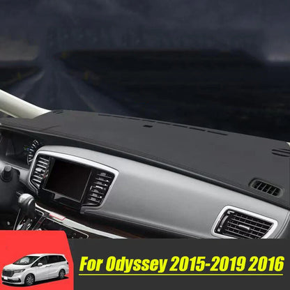 Leather Dashboard Dash Protector Pad Mat Cover for Honda Odyssey (2015–2019)