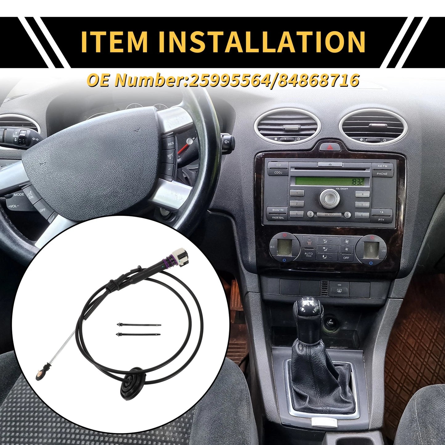 Auto Transmission Gear Shifter Cable for Cadillac Escalade (2007–2014)