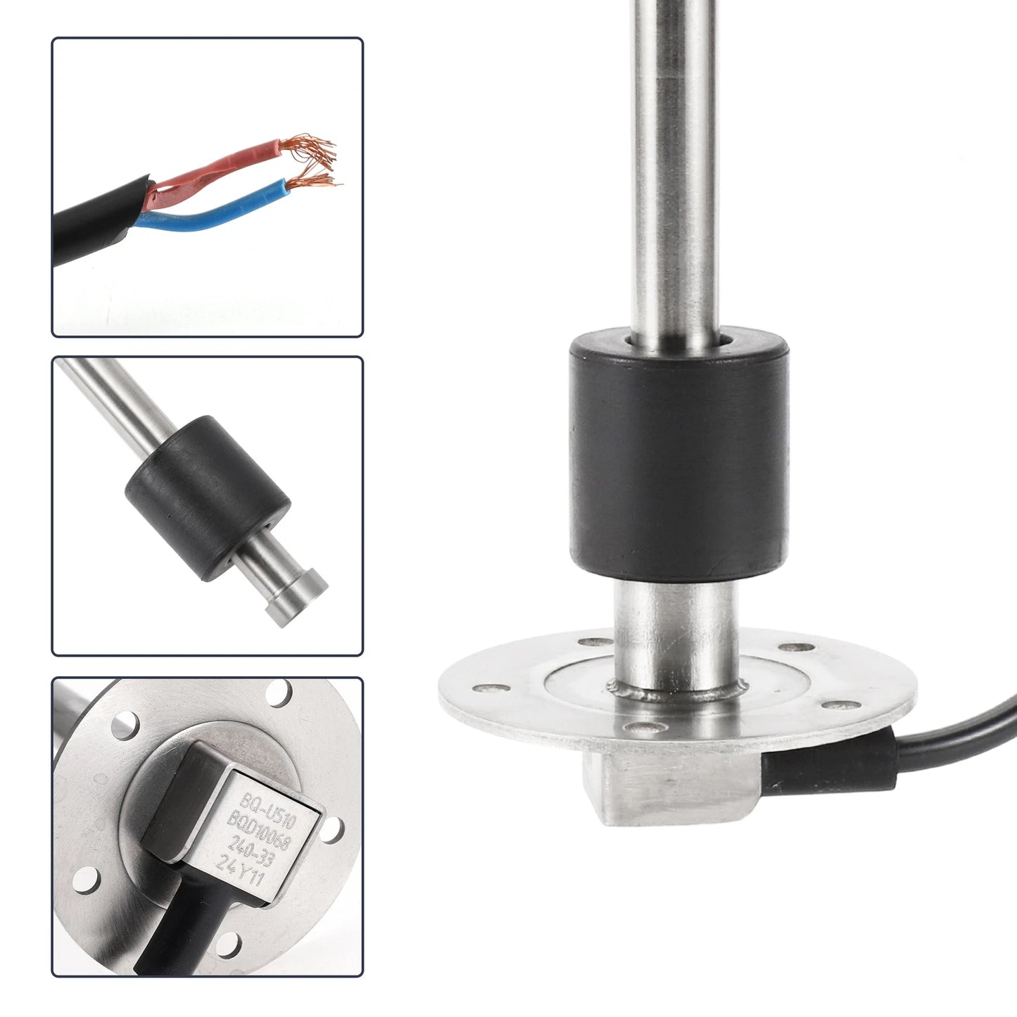 Fuel Sending Unit and Gauge Kit 240-33 Ohm for Boat Truck Vehicle