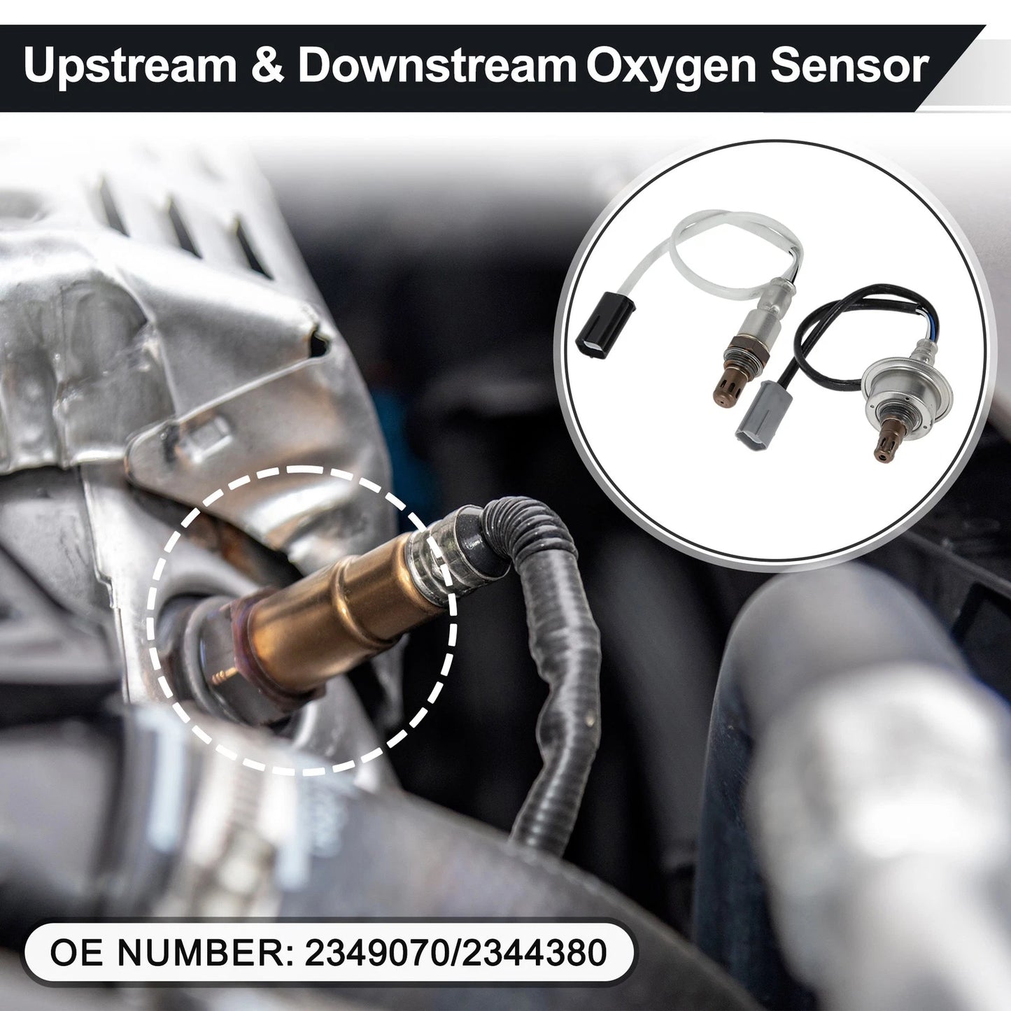 Upstream & Downstream Oxygen Sensors for Nissan Altima 2.5L L4 (2007) No. 234-9070