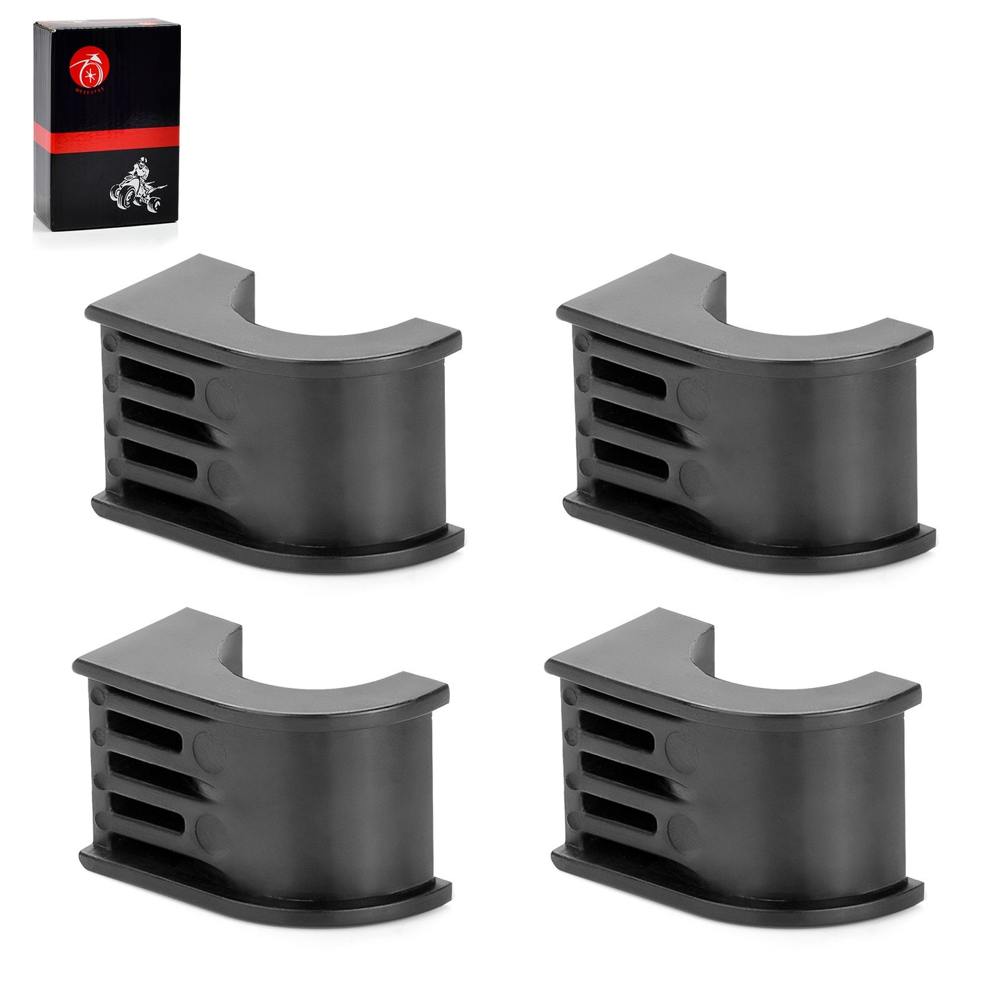 Set of 4 Rear Bushing Bars for Polaris RZR 1000 XP (2014–2023) 28.5mm