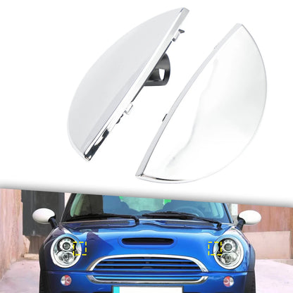 2X Headlight Washer Cover 63126922155 for Mini Cooper R50 R52 R53 (2002–2008)