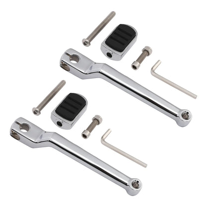 Chrome Front Rear Heel Shifter Lever Pegs for Harley Road Glide (1988-2023)