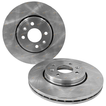 Set of 2 Front Disc Brake Rotors for Ford Festiva Laser (1987–2002)