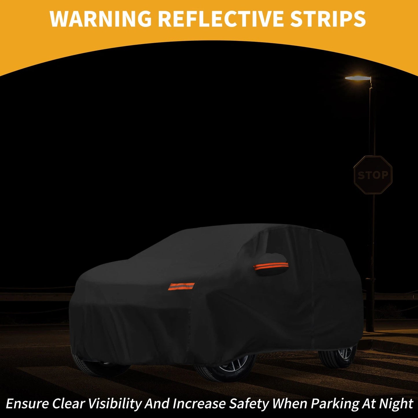Waterproof Car Cover for Toyota RAV4 (190T-PU, Black, All Weather)