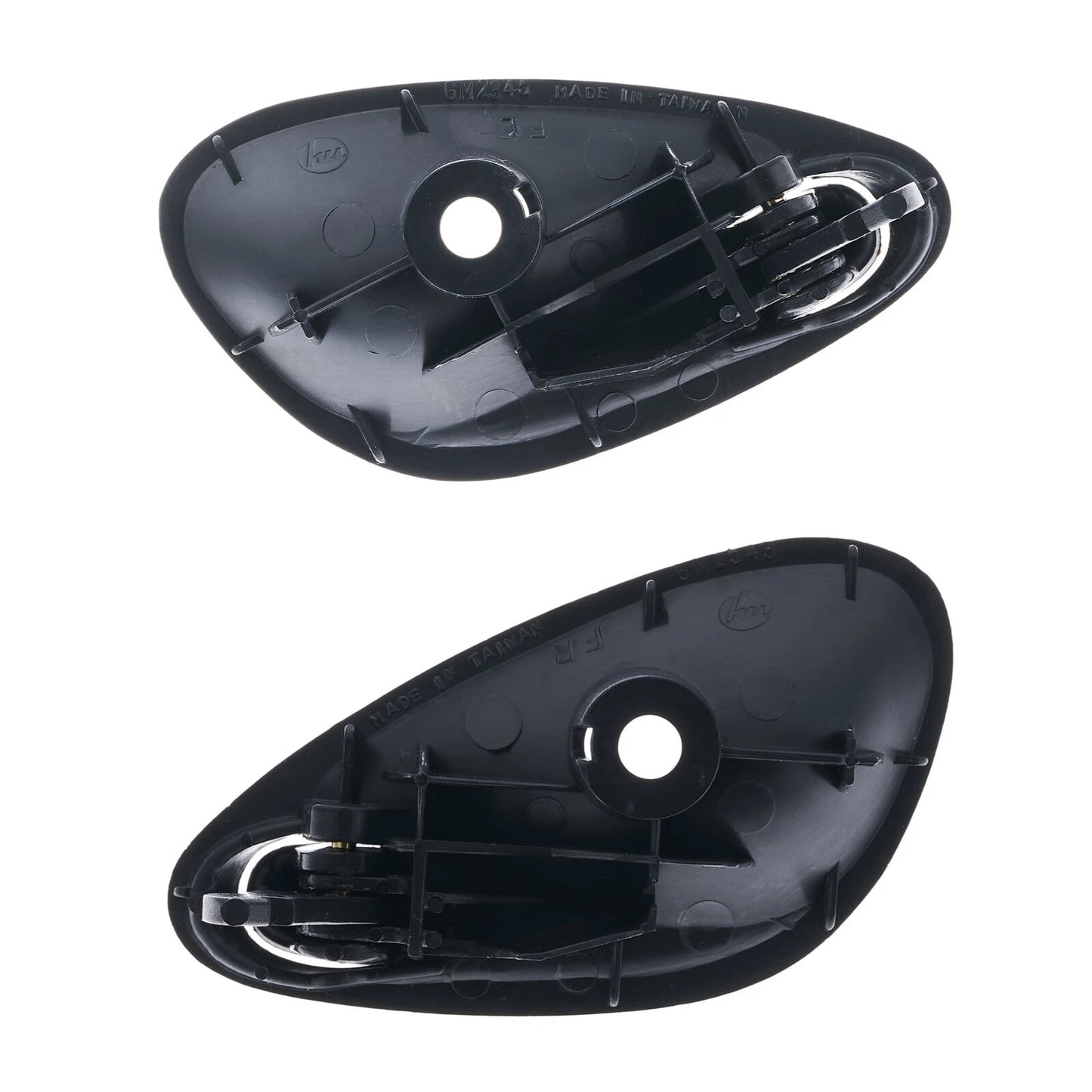 2 pc Set Front Door Handle Inner Black for Holden Commodore (1997–2007)
