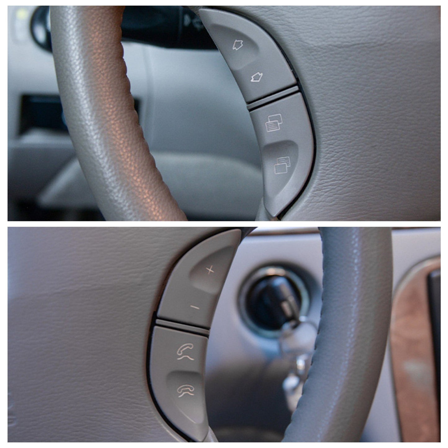 Steering Wheel Control Button Cover for Mercedes-Benz S-Class (1998–2005)