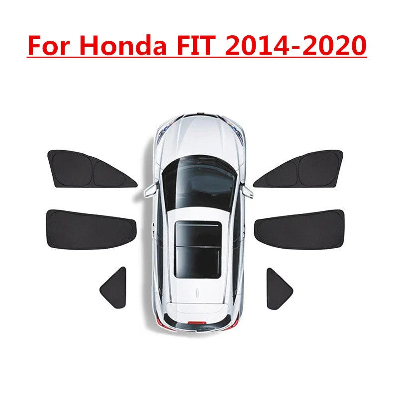 Side Window Sunshade Privacy Light Shade Blind for Honda FIT (2014–2020)