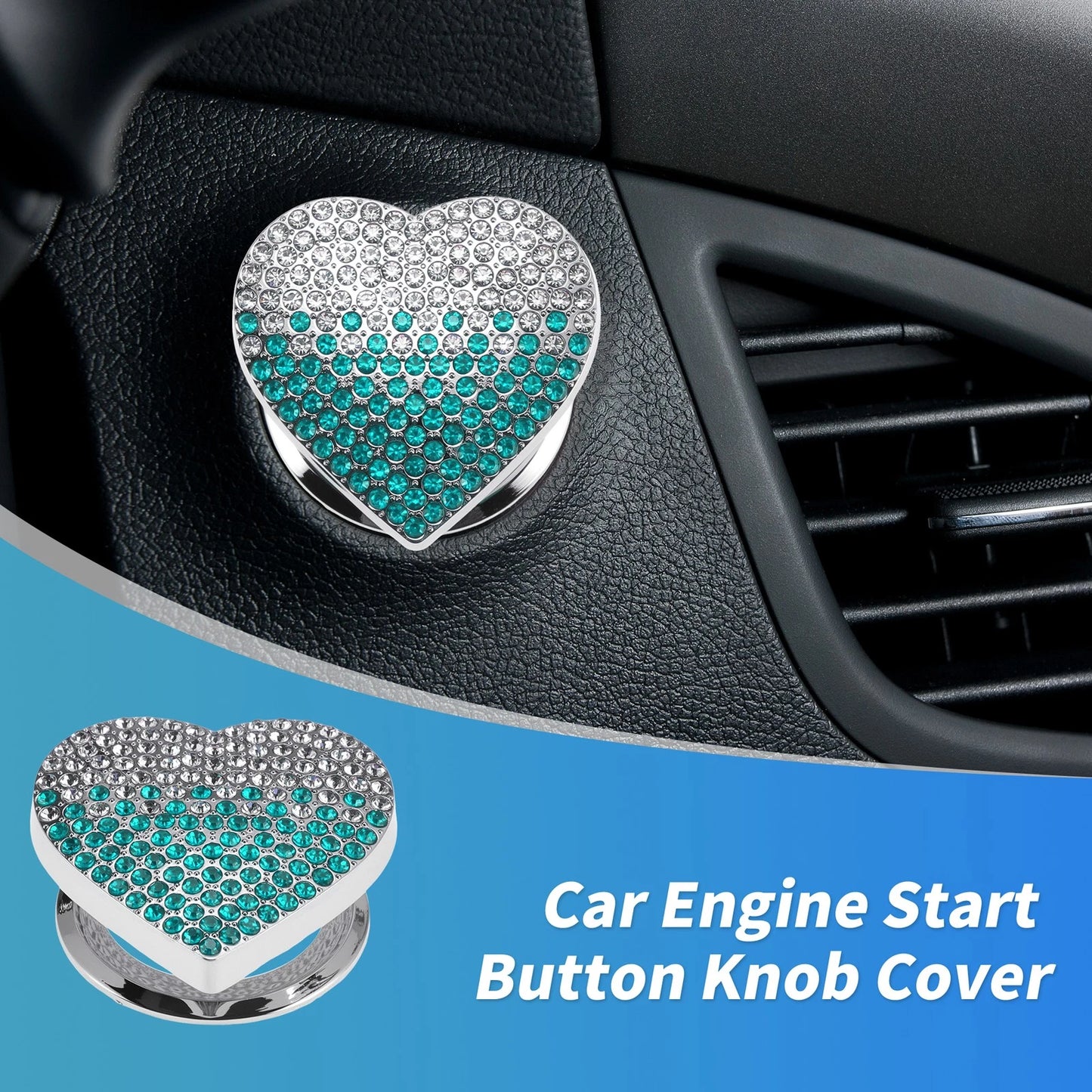 Control Switch Knob Button Cover Trim Ring for 4x4 Vehicles