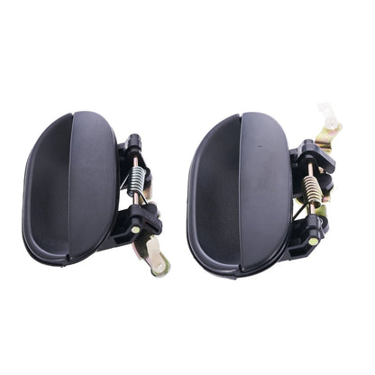 Set of 2 Outer Door Handles for Hyundai Excel X3 (1994–2000) Black