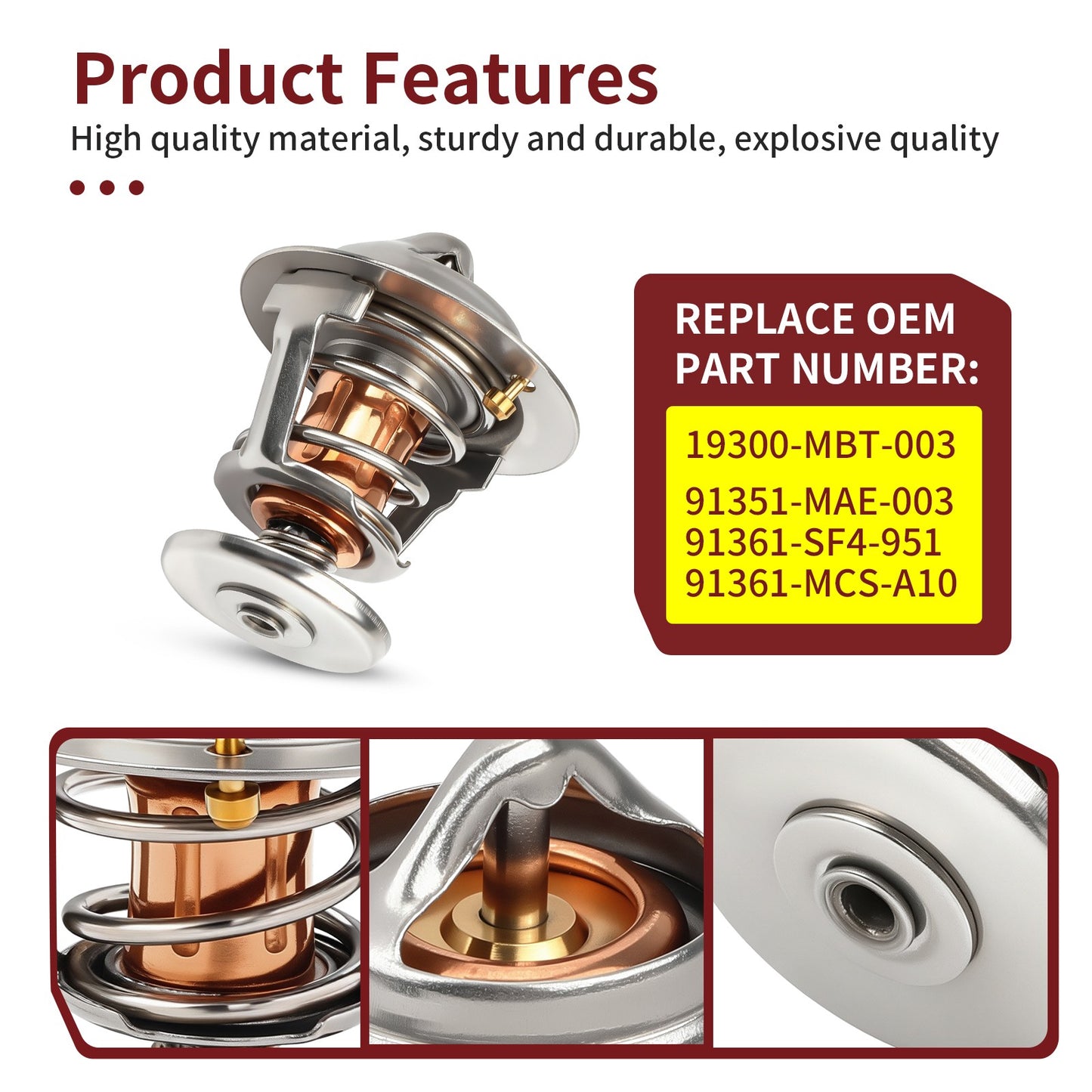 Thermostat & O-Ring for Honda ST1300 (2003–2013)