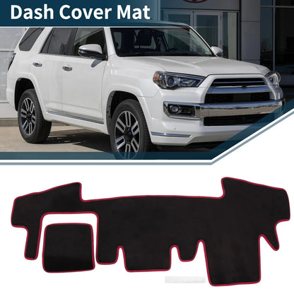 Dashboard Cover Mat for Daihatsu LA900S/LA910S (1 Set) Black Red