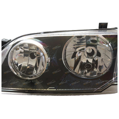 Set of 2 Black Headlights for Ford Territory (2004–2009)