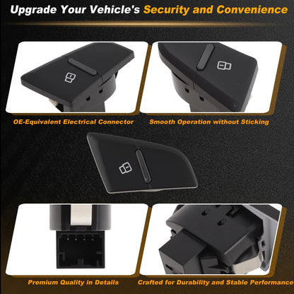 Rear Right Door Lock Switch for Audi Q5 (2009–2017) 8RD962108A
