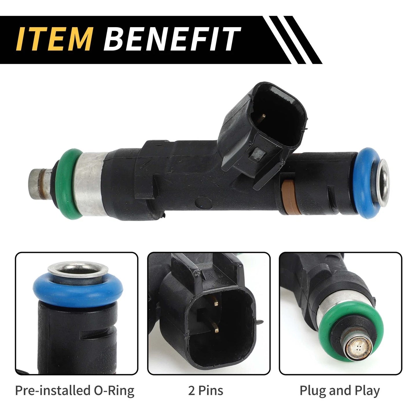 Fuel Injector for Ford Ranger (2006–2010) 4 Holes, Fuel Injection Nozzle