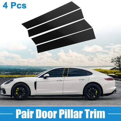 Set of 4 Windshield B Pillar Trim Exterior Garnish for Porsche Panamera (2009–2016)