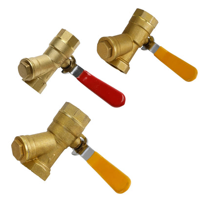 1" Brass Equal Y Ball Valve Filter for Various Applications (BSP)