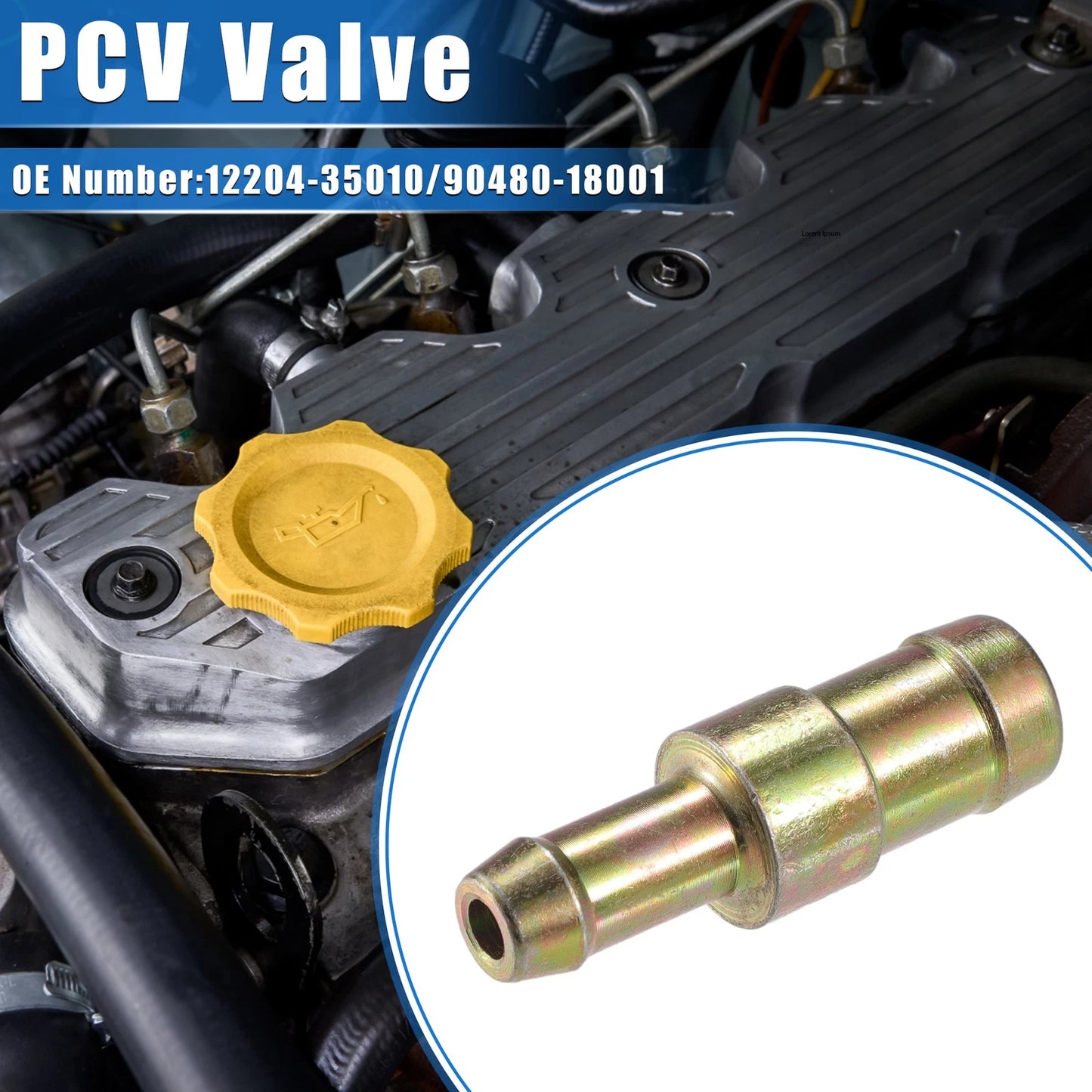 PCV Valve for Toyota FJ62 (1988–1997)