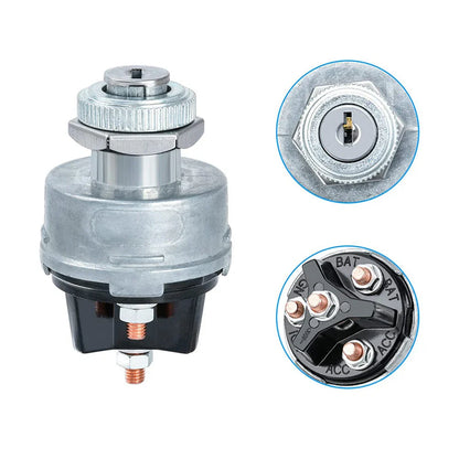 12V Universal Ignition Switch w/ Keys for Car Truck Tractor