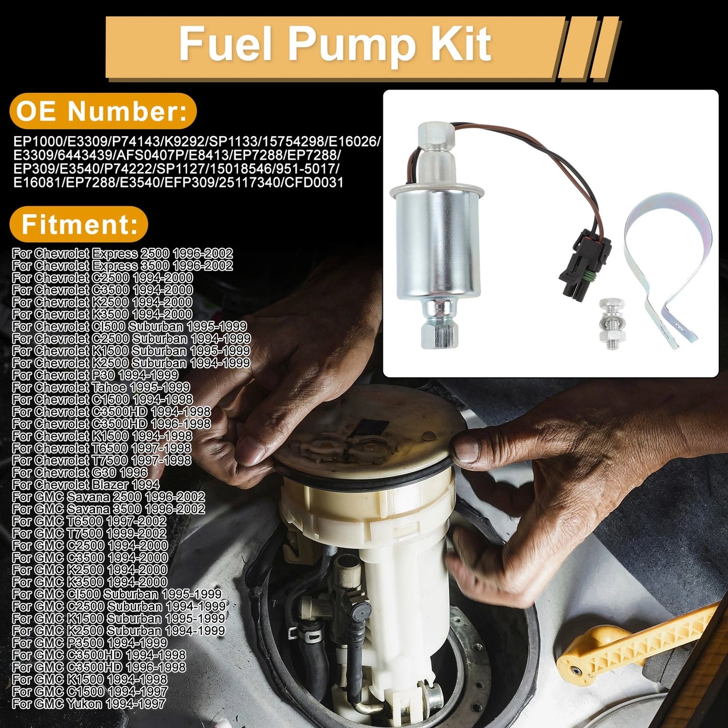 Fuel Pump for Chevrolet Express 2500 (1996–2002) EP1000