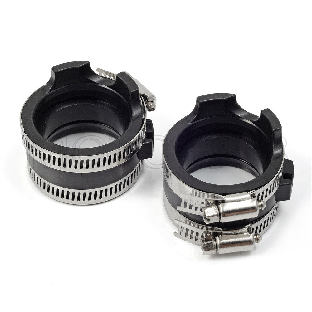 Set of 2 Carburetor Insulator Rubber Intake Boots for Honda Shadow VT1100 (1995–2007)