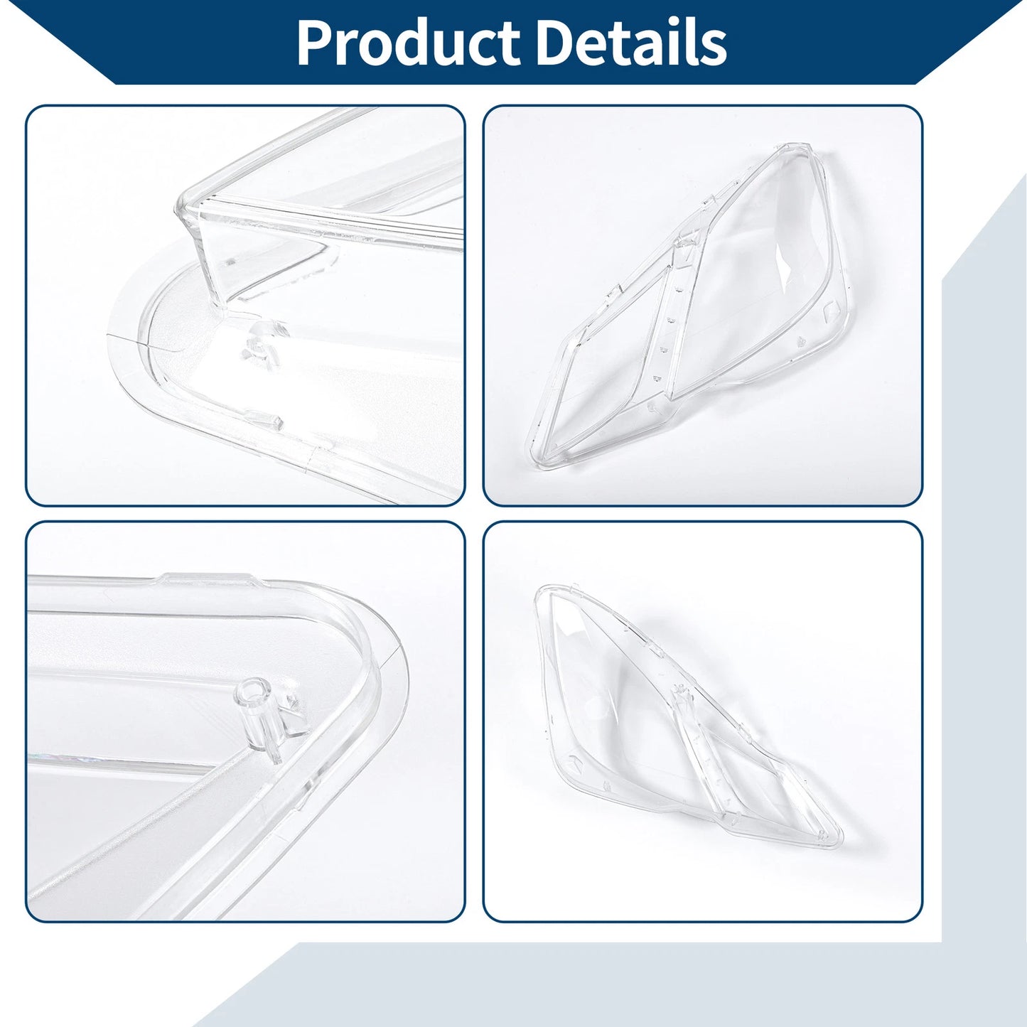 1Pc Headlight Lens Cover for Mercedes-Benz (No. 2078205361)