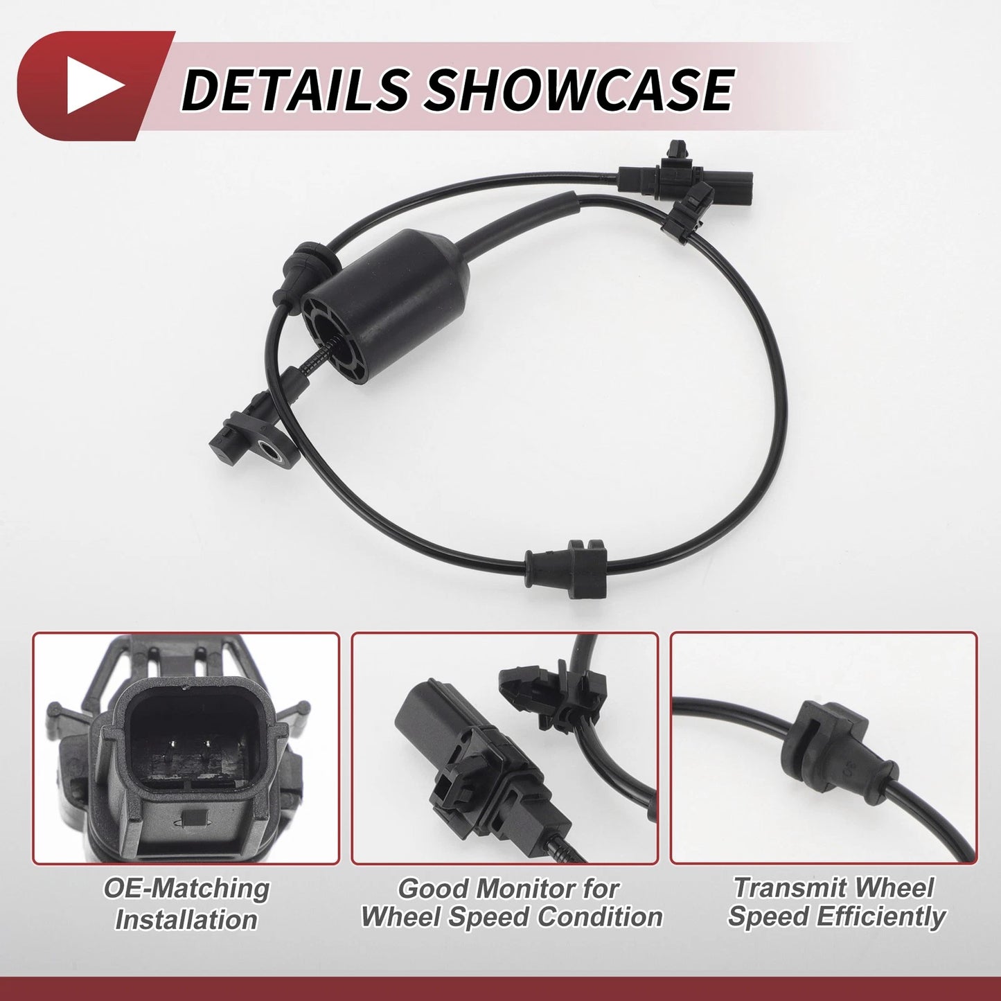ABS Wheel Speed Sensor No. 57475T5A013 for Honda City (2015–2019) Rear Left
