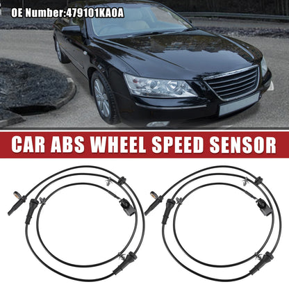 2 Pcs ABS Wheel Speed Sensor for Nissan Juke (2010–2019) No. 479101KA0A