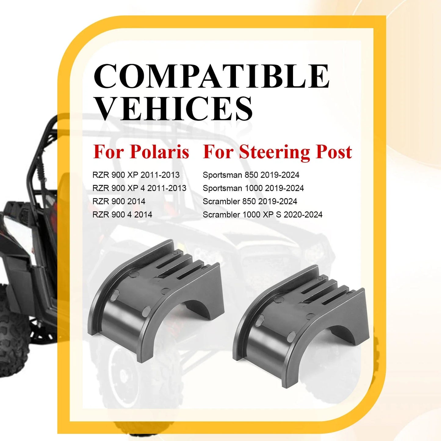 2 x Steering Post Bushing for Polaris Scrambler XP1000/Sportsman850 (2019–2024)