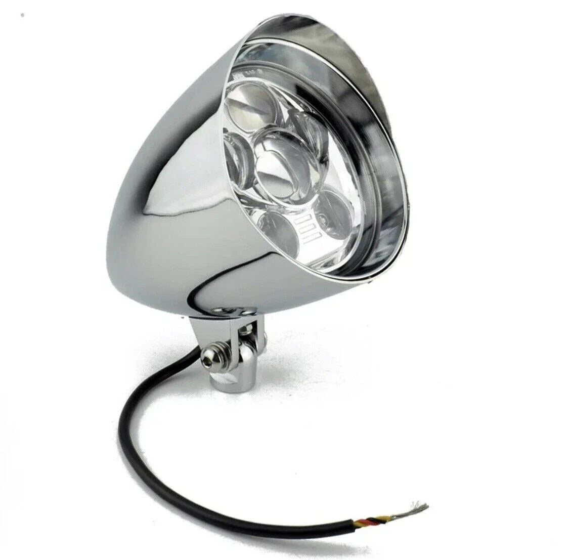 6'' Chrome LED Headlight for Harley Sportster Softail Chopper