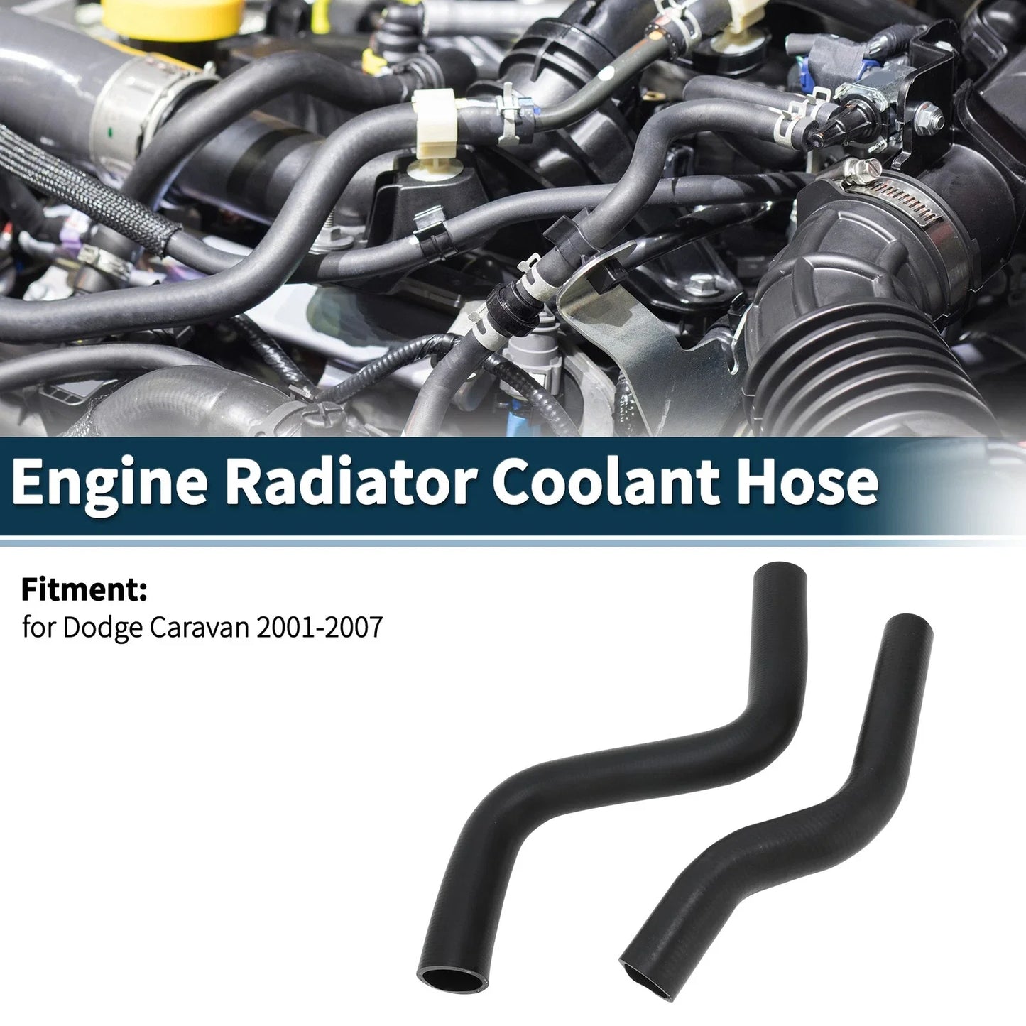 Water Pipes Engine Radiator Coolant Hose for Dodge Caravan (2001-2007)