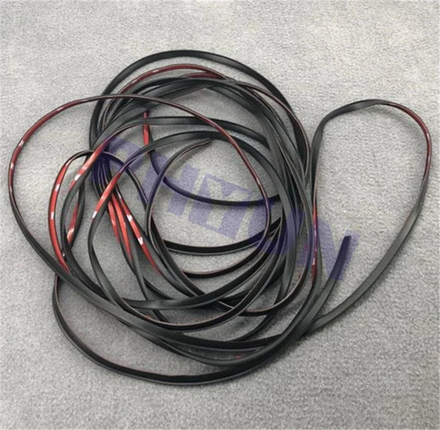 5M Slanted T Rubber Seal Strip Weatherstrip for Car Headlight Bumper Insert