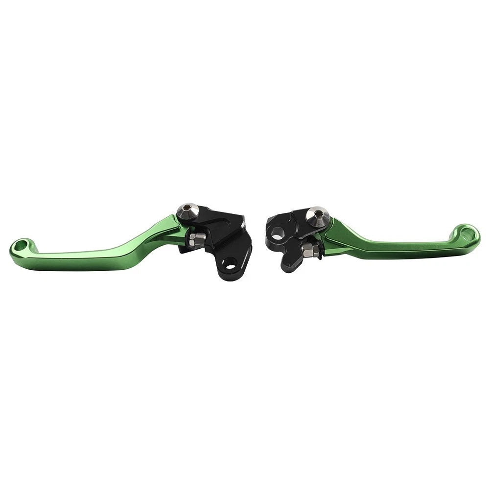 CNC Pivot Brake Clutch Levers for Kawasaki KX450 KX450F KXF450 (2019–2021) Green