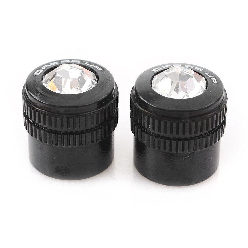 Set of 4 Gold Valve Stem Caps for Universal Car Wheel Tire Accessories