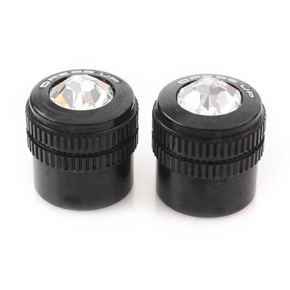 Set of 4 Gold Valve Stem Caps for Universal Car Wheel Tire Accessories