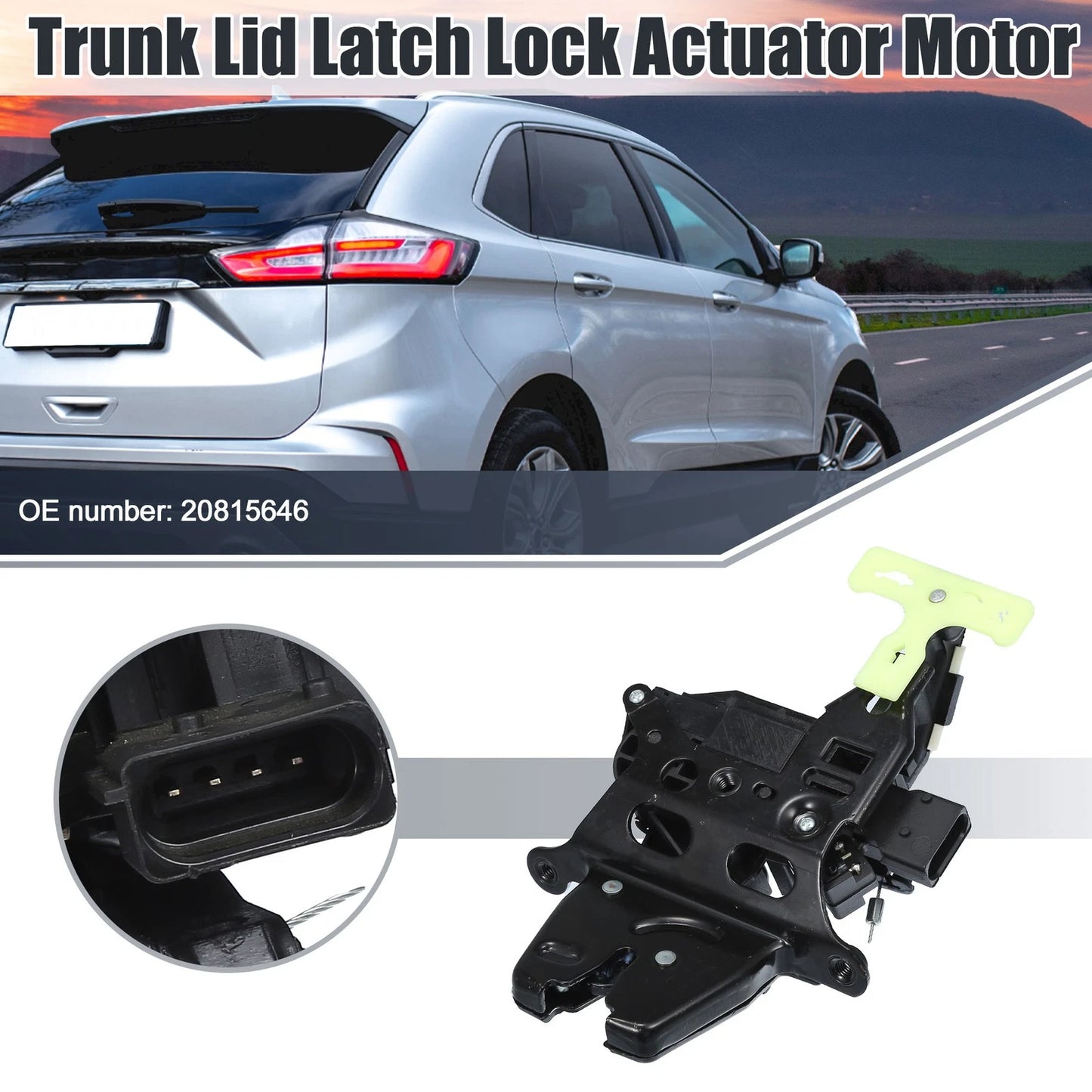 Trunk Lid Latch Lock Actuator Motor for Chevrolet Malibu (2005–2010) No.20815646