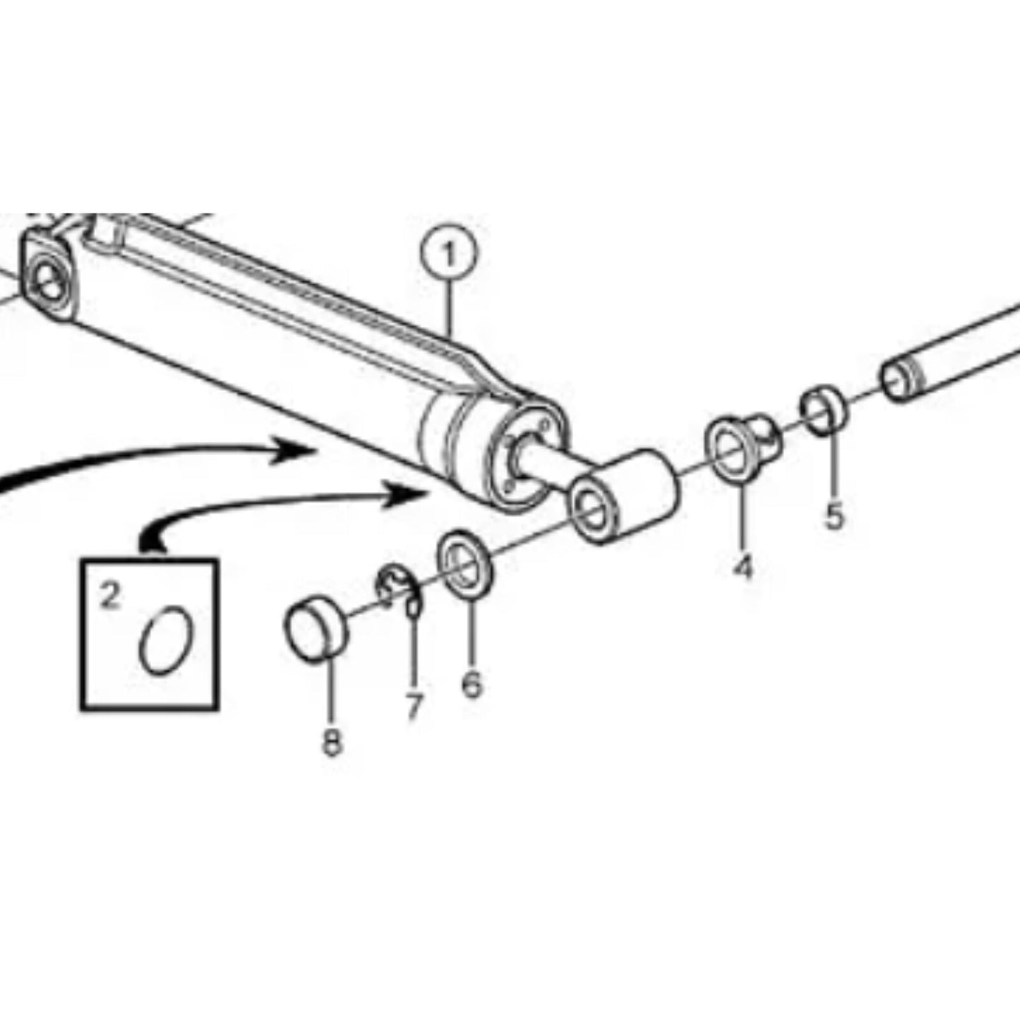 Trim Pin Mounting Hardware for Volvo Penta