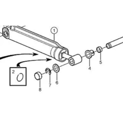 Trim Pin Mounting Hardware for Volvo Penta