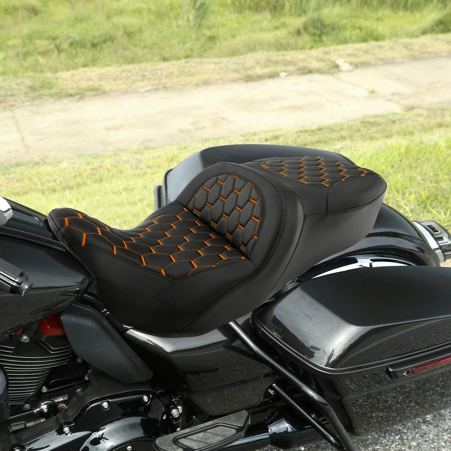 Driver Passenger Seat for Harley Touring Road Street Glide FLHX (2009-2023)