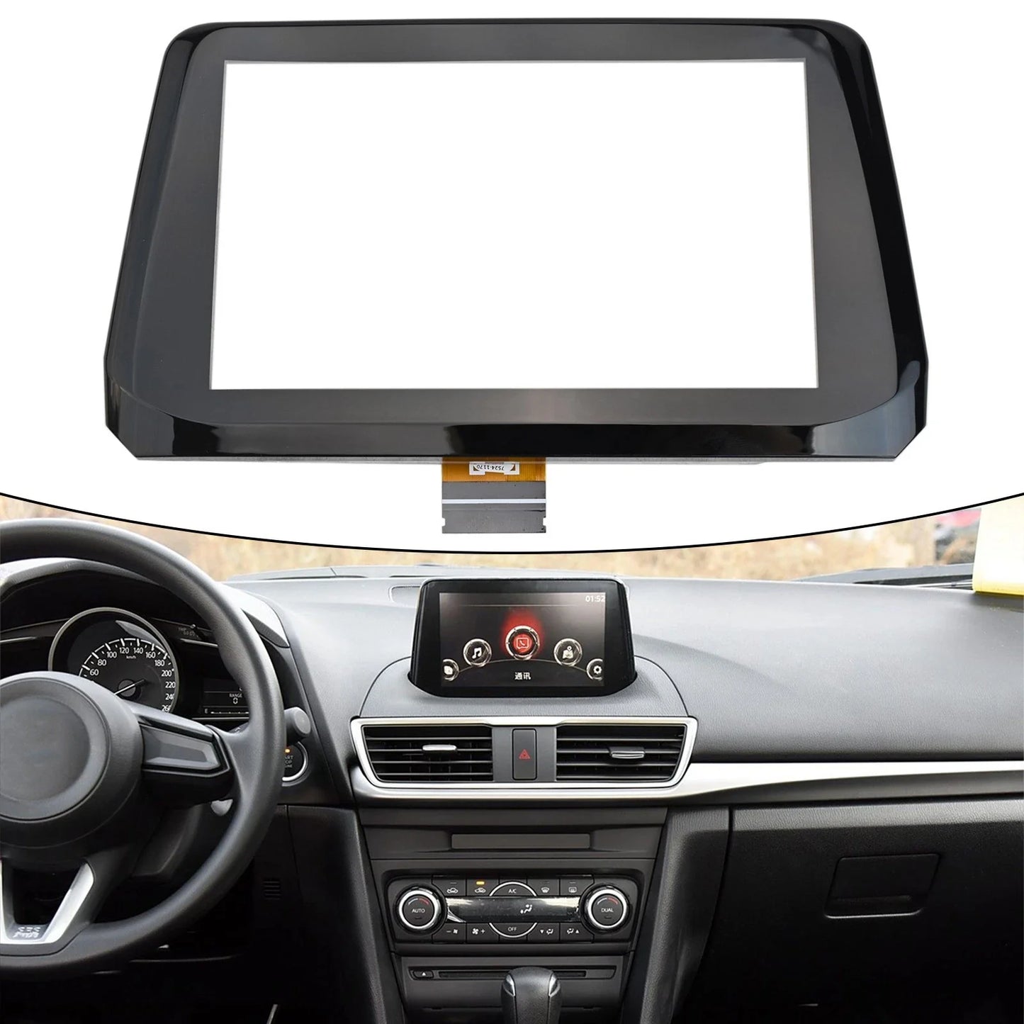 Display Touch Screen / 7 inch / Navigation Radio for Mazda 3 (2017–2018)